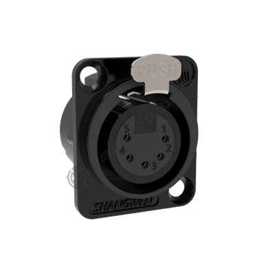 XLR 5pin female socket